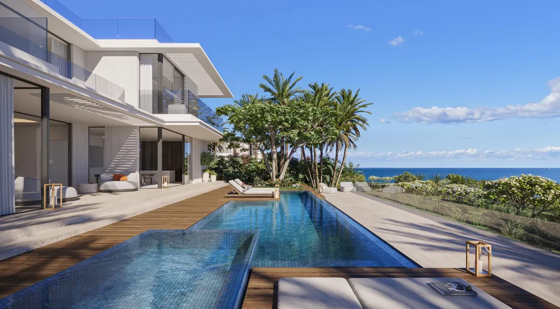 Emaar real estate campaign, villa and pool