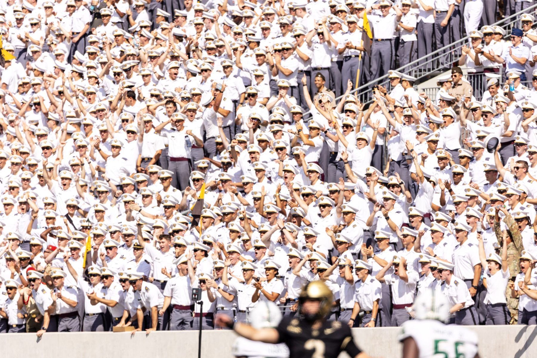 USF fans in the stands at Army