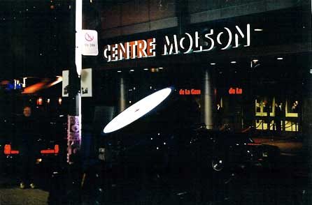 Searchlight at Centre Molson, Montreal