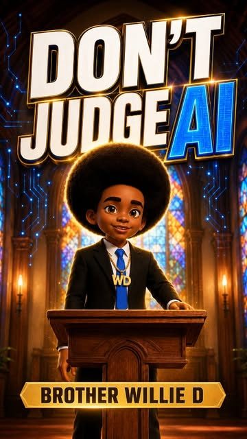 Don't judge AI, a sermon from Brother Willie D