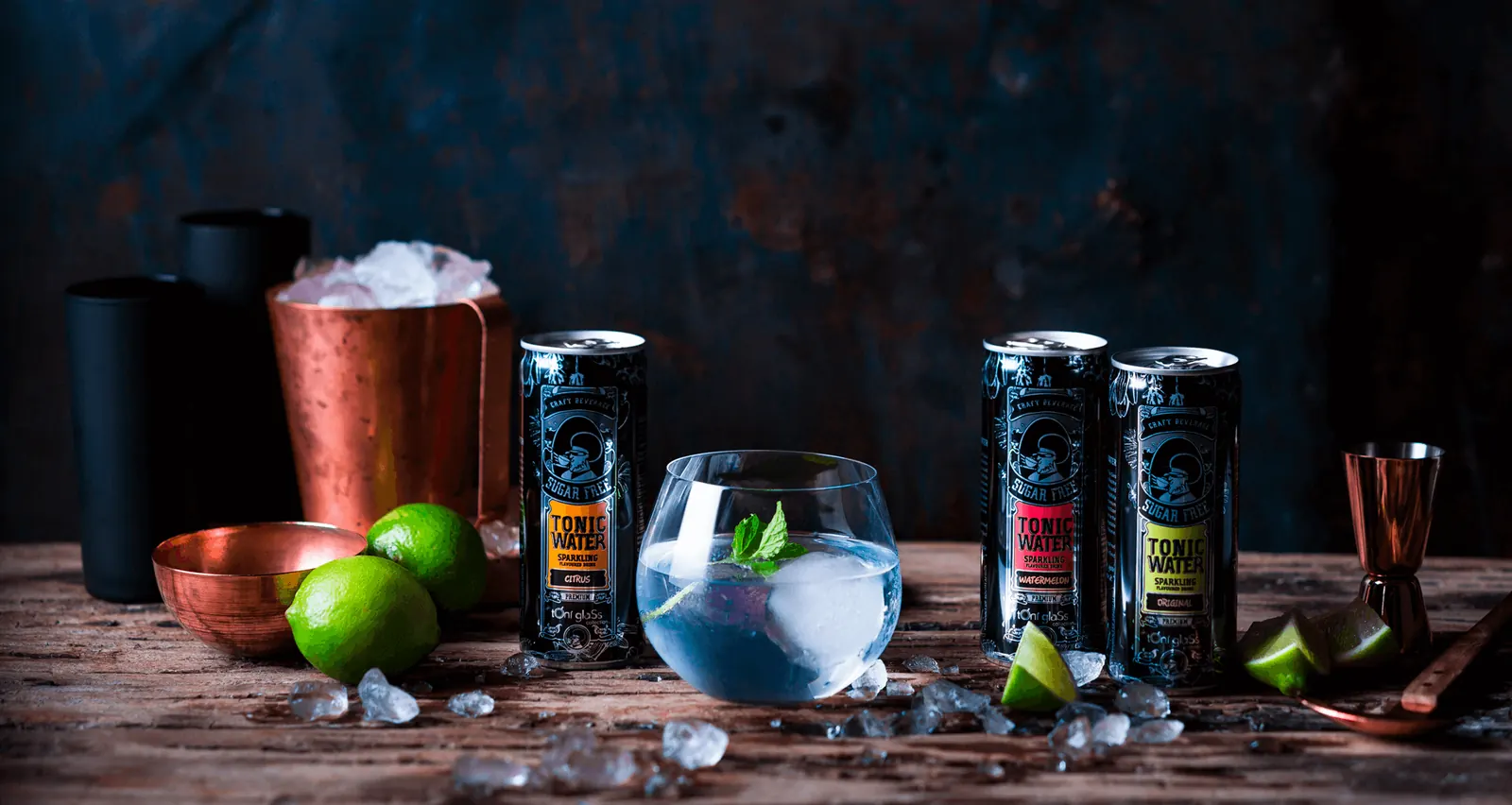 The Dash mixers by Toni Glass in cans